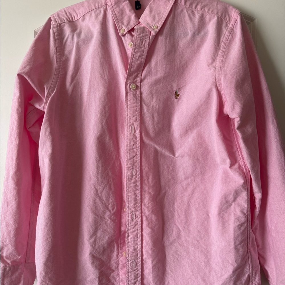 Ralph Lauren Pink Button-Down Oxford Shirt